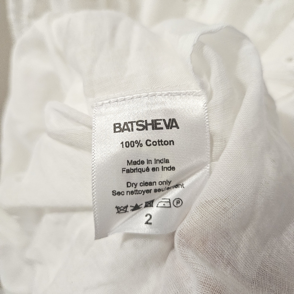 Batsheva - Jude Dress in White Broderie - Size 2 (NWT) - Picture 10 of 10